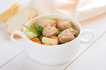 Meatball soup
