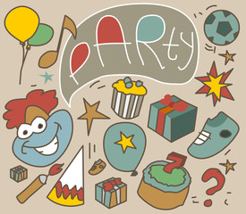 Flat Party Vector