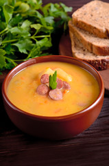 Pea soup