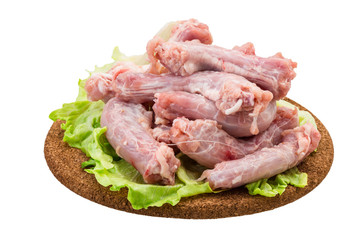 Raw chicken neck