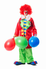 Clown mit Luftballons