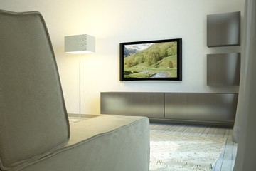 Soggiorno televisore