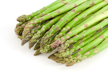 ripe green asparagus