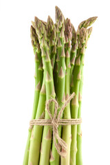 sheaf of ripe green asparagus