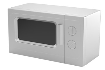 Fototapeta premium realistic 3d render of microwave