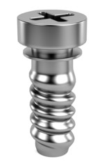 realistic 3d render of screw