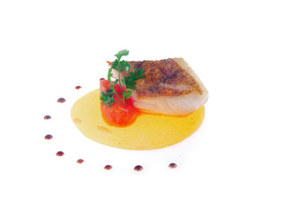 fried fish with lemon sauce