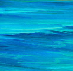 sea smooth surface, painting by oil on canvas, illustration, bac - 62024362
