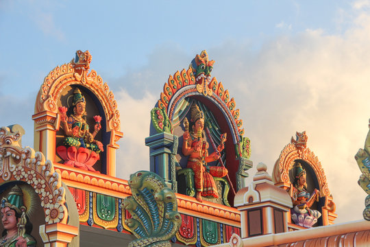 Déesse indienne temple tamoul
