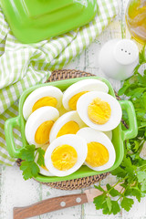 Boiled eggs