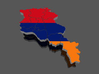 Map of Armenia