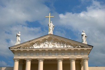 The Cathedral of Vilnius is the main Roman Catholic Cathedral