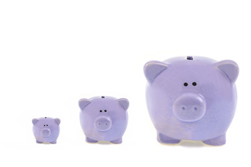 Les trois cochons tirelires