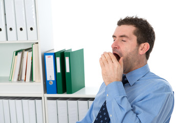 businessman is tired