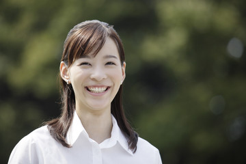 smiling young woman