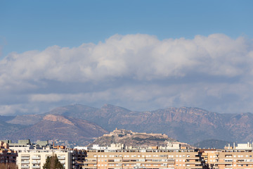 Sagunto Castle from the Port. Valencia, Spain