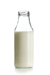 milk in bottle