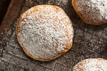 Homemade Raspberry Polish Paczki Donut