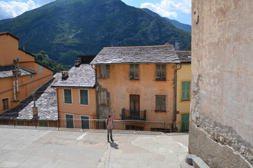 Place de l'&eacute;glise, Saorge