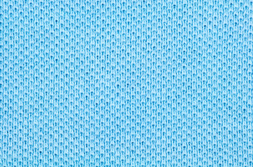 Light blue cotton pique fabric texture