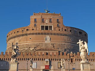 Castel Sant'Angelo in Rome, Italy.