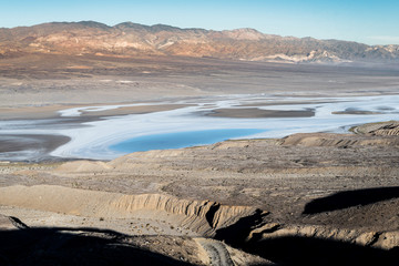 Salt lake in Death Valley