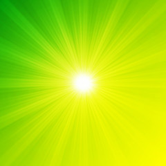 green energy lights, abstract environmental concept background