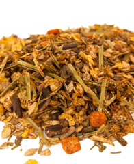 Pile of muesli for horses