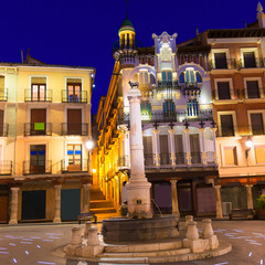 Aragon Teruel plaza el Torico Carlos Castel square Spain