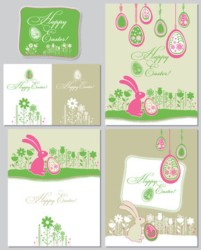 Collection of Easter greeting cards.