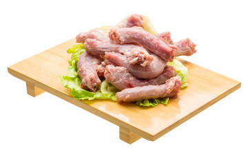 Raw chicken neck