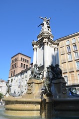 Fototapeta premium Fontaine des trois ordres, Grenoble