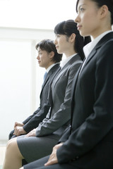 man and woman interviewed