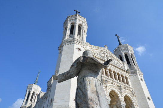 Be Viscous Target Basilique Notre Dame de Fourvière, Lyon Stock Photo | Adobe Stock
