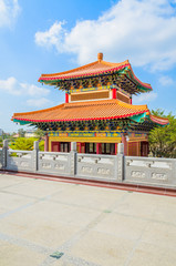 Naklejka premium Chinese temple in Thailand