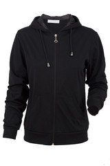 sports jacket with a hood isolated on a white background