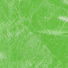 green leatherette closeup