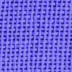background of blue interwoven plastic ribbons