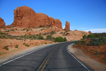 Road to Arches National park