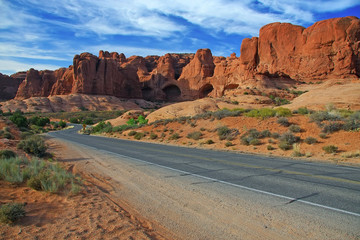 Road to Arches National park