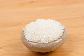 White rice in bowl