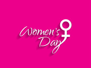 Elegant women's day background. vector illustration