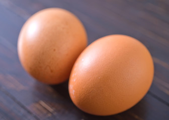 raw eggs