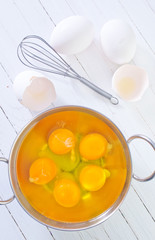 raw eggs