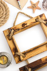 photo frame on white