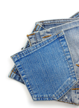 jeans blue pocket