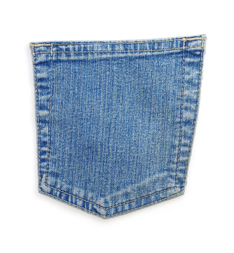 jeans blue pocket