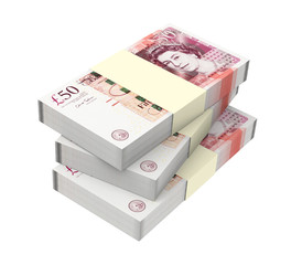 English money isolated on white background. - 62050530
