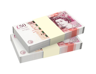 English money isolated on white background. - 62050549