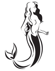 Mermaid Silhouette